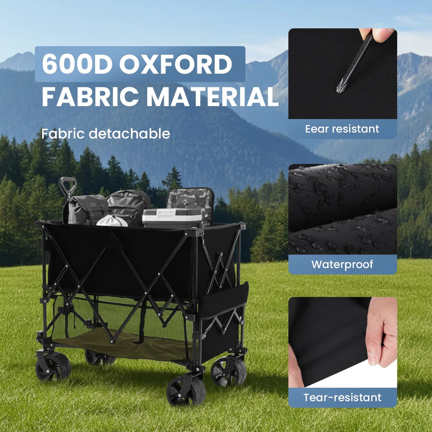 Mordo Outdoor Folding Double-Decker Wagon