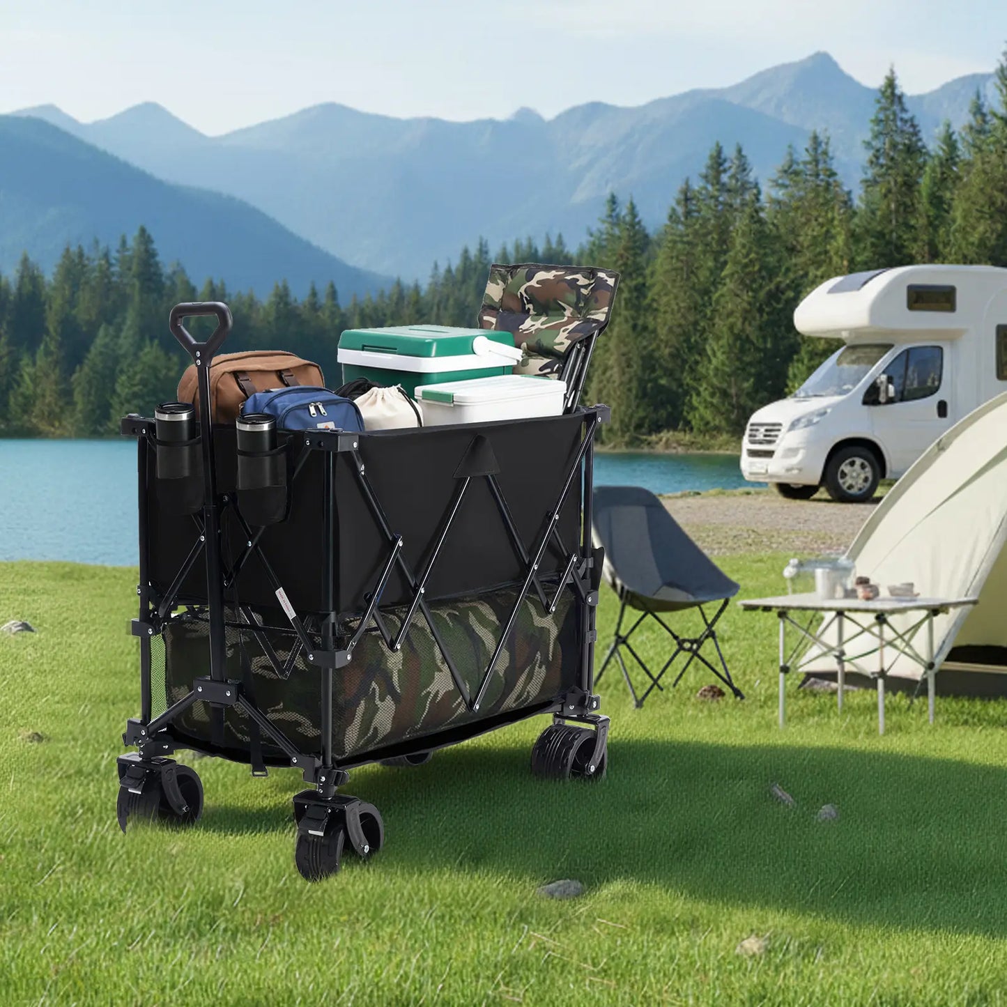 Mordo Outdoor Folding Double-Decker Wagon